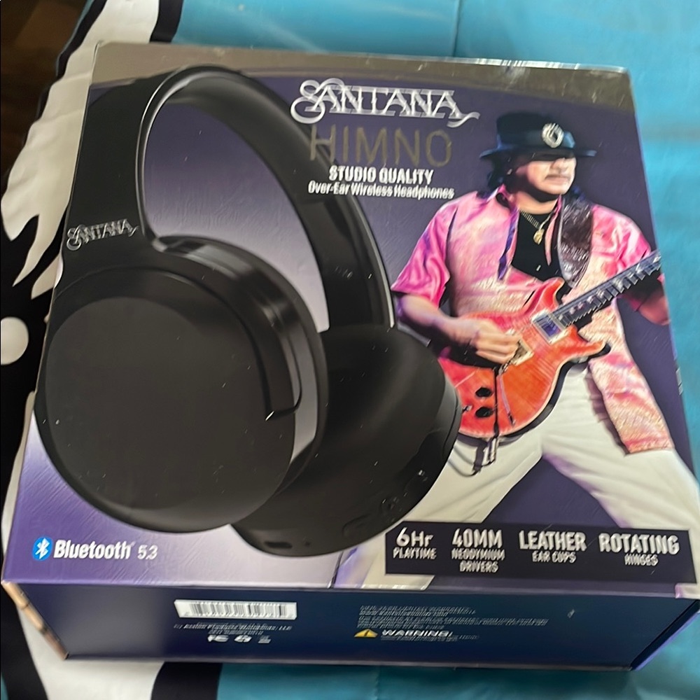 NEW Santana Himno Wireless Headphones - Black